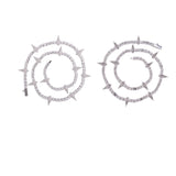 S925 Silver Moissanite Prism Thorn Necklace - AKAK BODYJEWELRY - Necklace