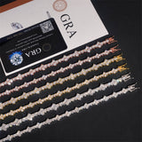 S925 Silver Moissanite Star - Link Necklace - AKAK BODYJEWELRY - ear - tunnel