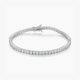 S925 Silver Moissanite Tennis Bracelet - AKAK BODYJEWELRY - ear - tunnel