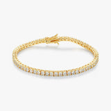 S925 Silver Moissanite Tennis Bracelet - AKAK BODYJEWELRY - ear - tunnel