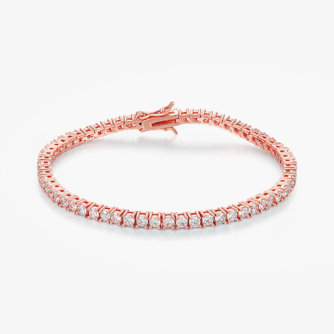 S925 Silver Moissanite Tennis Bracelet - AKAK BODYJEWELRY - ear - tunnel