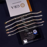 S925 Silver Moissanite Tennis Bracelet - AKAK BODYJEWELRY - ear - tunnel