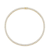 S925 Silver Moissanite Tennis Necklace - AKAK BODYJEWELRY - ear - tunnel