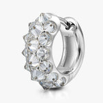 S925 Silver Reverse - Set Moissanite Earrings - AKAK BODYJEWELRY - ear - tunnel