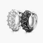 S925 Silver Reverse - Set Moissanite Earrings - AKAK BODYJEWELRY - ear - tunnel