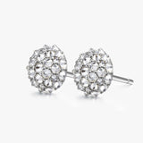S925 Silver Reverse - Set Moissanite Stud Earrings - AKAK BODYJEWELRY - ear - tunnel