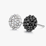 S925 Silver Reverse - Set Moissanite Stud Earrings - AKAK BODYJEWELRY - ear - tunnel