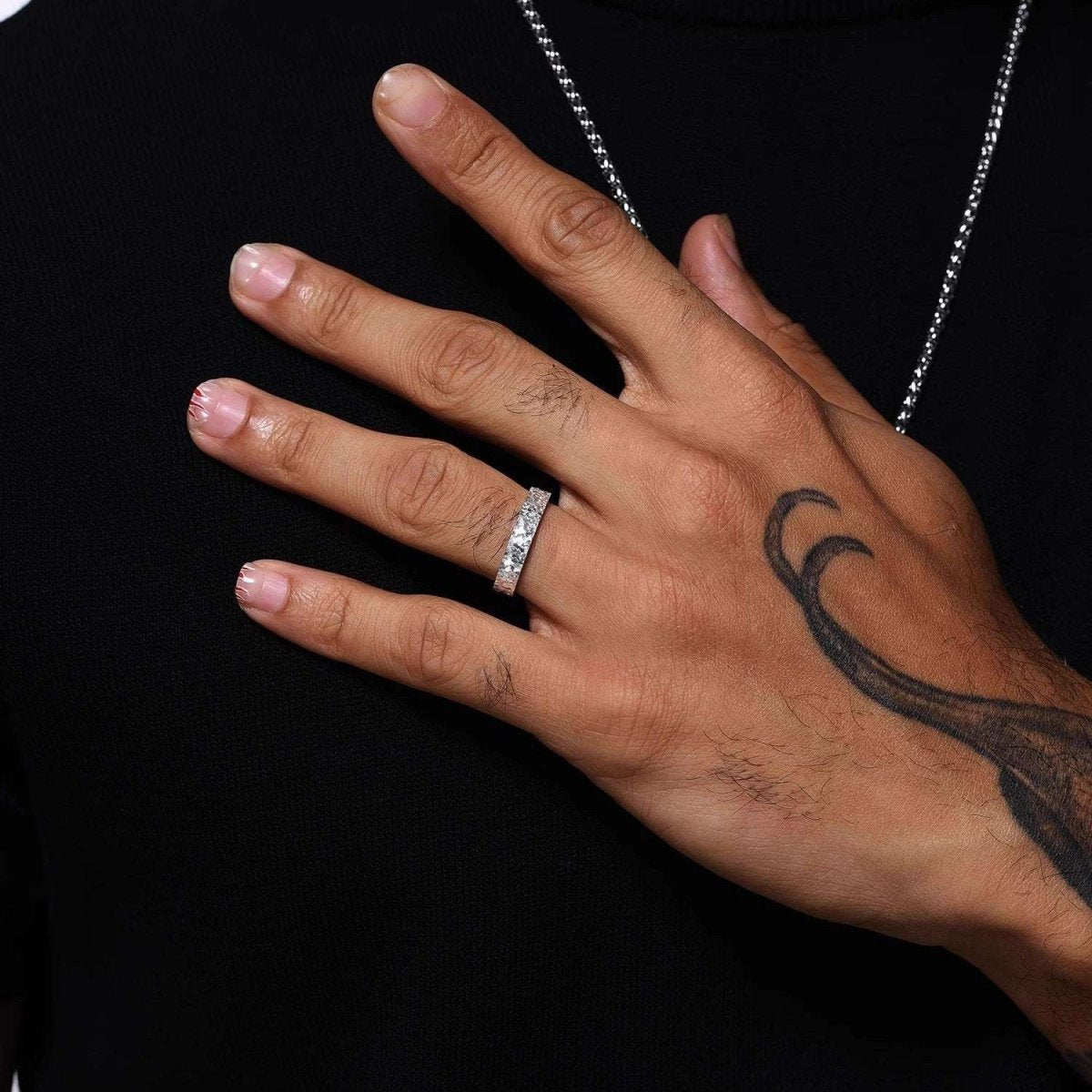 S925 Silver Sparkling Ring - AKAK BODYJEWELRY - ear - tunnel