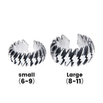 S925 Sterling Silver Lightning Wrap Adjustable Ring - AKAK BODYJEWELRY - ear - tunnel