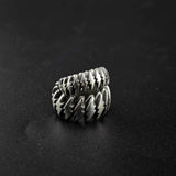 S925 Sterling Silver Lightning Wrap Adjustable Ring - AKAK BODYJEWELRY - ear - tunnel