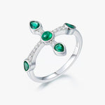 S925 Sterling Silver Moissanite Cross Ring - AKAK BODYJEWELRY - ear - tunnel