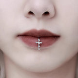 Sacred Lip Cuff S925 - AKAK BODYJEWELRY - ear - tunnel