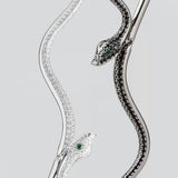 Serpentine Gleam Earrings - AKAK BODYJEWELRY - ear - tunnel