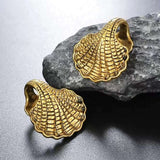 Sirena Shell Ear Weights - AKAK BODYJEWELRY - ear - tunnel