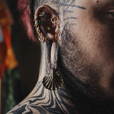 Sirena Shell Ear Weights - AKAK BODYJEWELRY - ear - tunnel