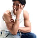 Snowflake Multicolor Zircon Bracelet - AKAK BODYJEWELRY - ear - tunnel