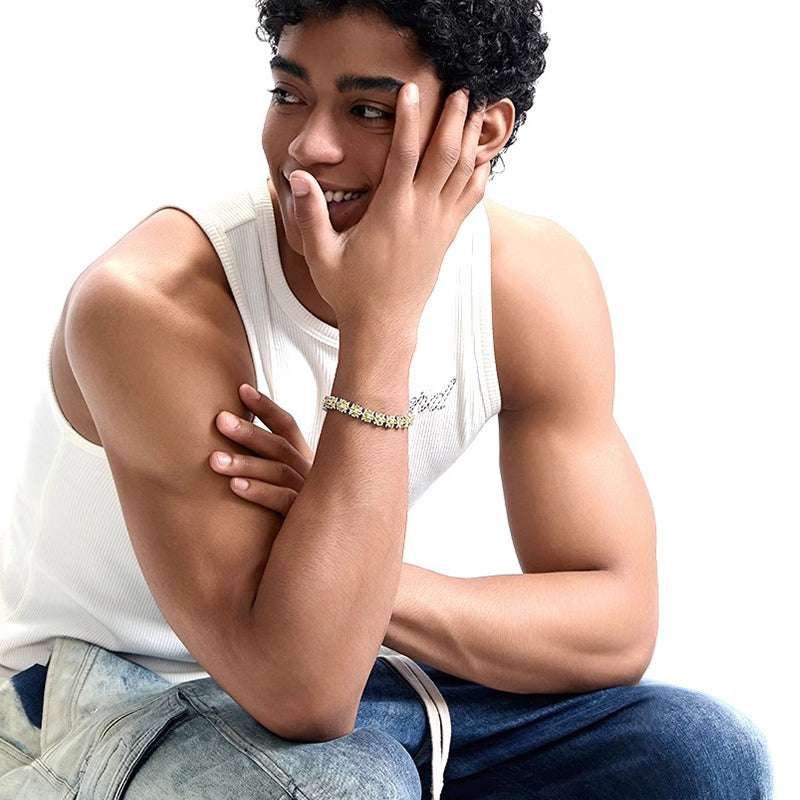 Snowflake Multicolor Zircon Bracelet - AKAK BODYJEWELRY - ear - tunnel