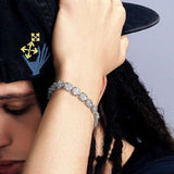 Snowflake White Zircon Bracelet - AKAK BODYJEWELRY - ear - tunnel