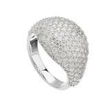 Sparkling Dome 2.42ct Moissanite S925 Silver Ring - AKAK BODYJEWELRY - ear - tunnel