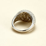 Sparkling Dome 2.42ct Moissanite S925 Silver Ring - AKAK BODYJEWELRY - ear - tunnel