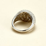 Sparkling Dome 2.42ct Moissanite S925 Silver Ring - AKAK BODYJEWELRY - ear - tunnel