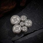 Stainless Steel Knot of Witches Steel Ear Piercing Plugs 2Pcs - AKAK BODYJEWELRY - ear - tunnel