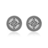 Stainless Steel Knot of Witches Steel Ear Piercing Plugs 2Pcs - AKAK BODYJEWELRY - ear - tunnel