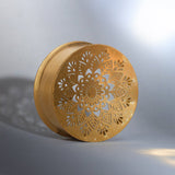 Stainless Steel Mandala Design Steel Ear Piercing Ear Gauge Tunnels 2pcs - AKAK BODYJEWELRY - ear - tunnel