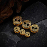 Stainless Steel Mjölnir Ear Plugs Piercing Ear Gauge Tunnels 2Pcs - AKAK BODYJEWELRY - ear - tunnel