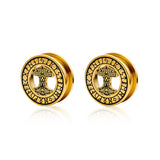 Stainless Steel Mjölnir Ear Plugs Piercing Ear Gauge Tunnels 2Pcs - AKAK BODYJEWELRY - ear - tunnel