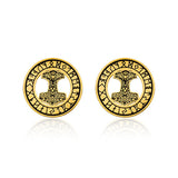 Stainless Steel Mjölnir Ear Plugs Piercing Ear Gauge Tunnels 2Pcs - AKAK BODYJEWELRY - ear - tunnel