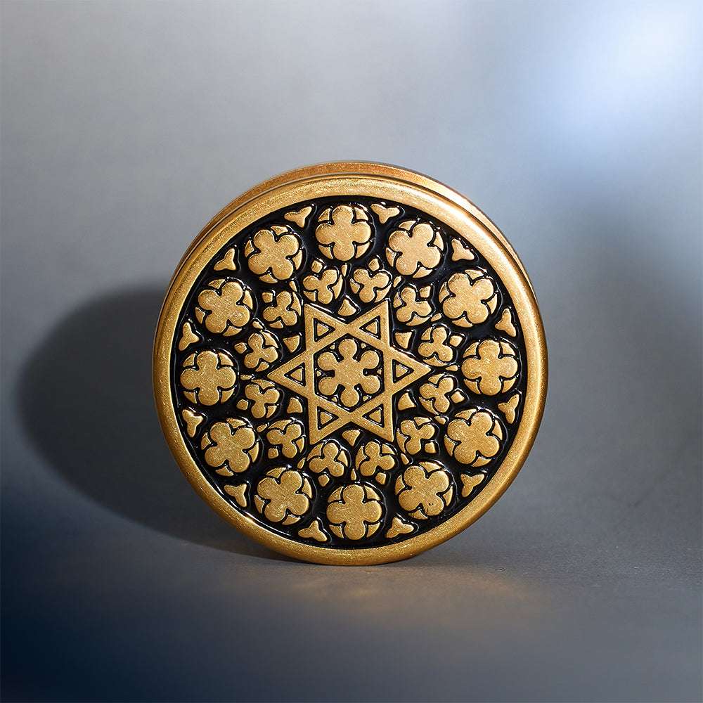 Stainless Steel Spiritual Kaleidoscope Steel Ear Piercing Plugs 2Pcs - AKAK BODYJEWELRY - ear - tunnel