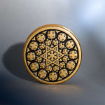 Stainless Steel Spiritual Kaleidoscope Steel Ear Piercing Plugs 2Pcs - AKAK BODYJEWELRY - ear - tunnel