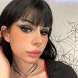 Star Dangle Hoop Ring Nose Piercing - AKAK BODYJEWELRY - ear - tunnel