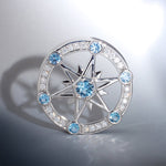 Starlight Shadow 14K Moissanite Ear Gauge Tunnel (2Pcs) - AKAK BODYJEWELRY - ear - tunnel