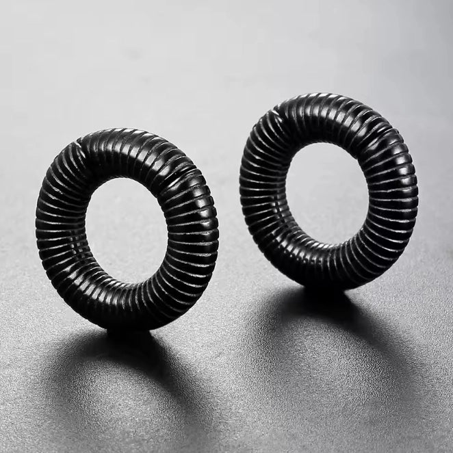 Steel Pulse Ear Weights - AKAK BODYJEWELRY - ear - tunnel