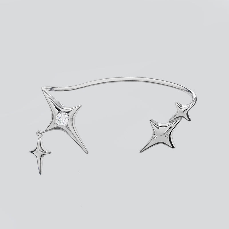 Stellar Radiance Ear Cuff - AKAK BODYJEWELRY - ear - tunnel