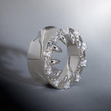 Strange Flower Zircon S925 Silver Ear Gauge Tunnel (2Pcs) - AKAK BODYJEWELRY - ear - tunnel