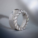 Straw Dream Moissanite 14K Ear Gauge Tunnel (2Pcs) - AKAK BODYJEWELRY - ear - tunnel