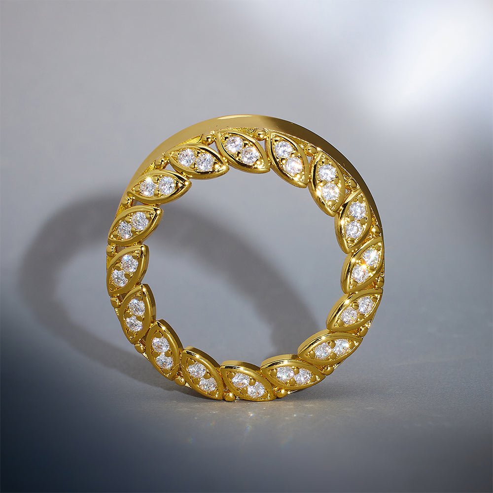 Straw Dream Moissanite S925 Silver Ear Gauge Tunnel (2Pcs) - AKAK BODYJEWELRY - ear - tunnel