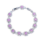 Sugar Cube Multicolor Zircon Bracelet - AKAK BODYJEWELRY - ear - tunnel