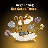 Surprise Lucky Box | Ear Gauge Tunnel - AKAK BODYJEWELRY - ear - tunnel