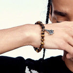 Tigerite Beaded Bracelet - AKAK BODYJEWELRY - ear - tunnel