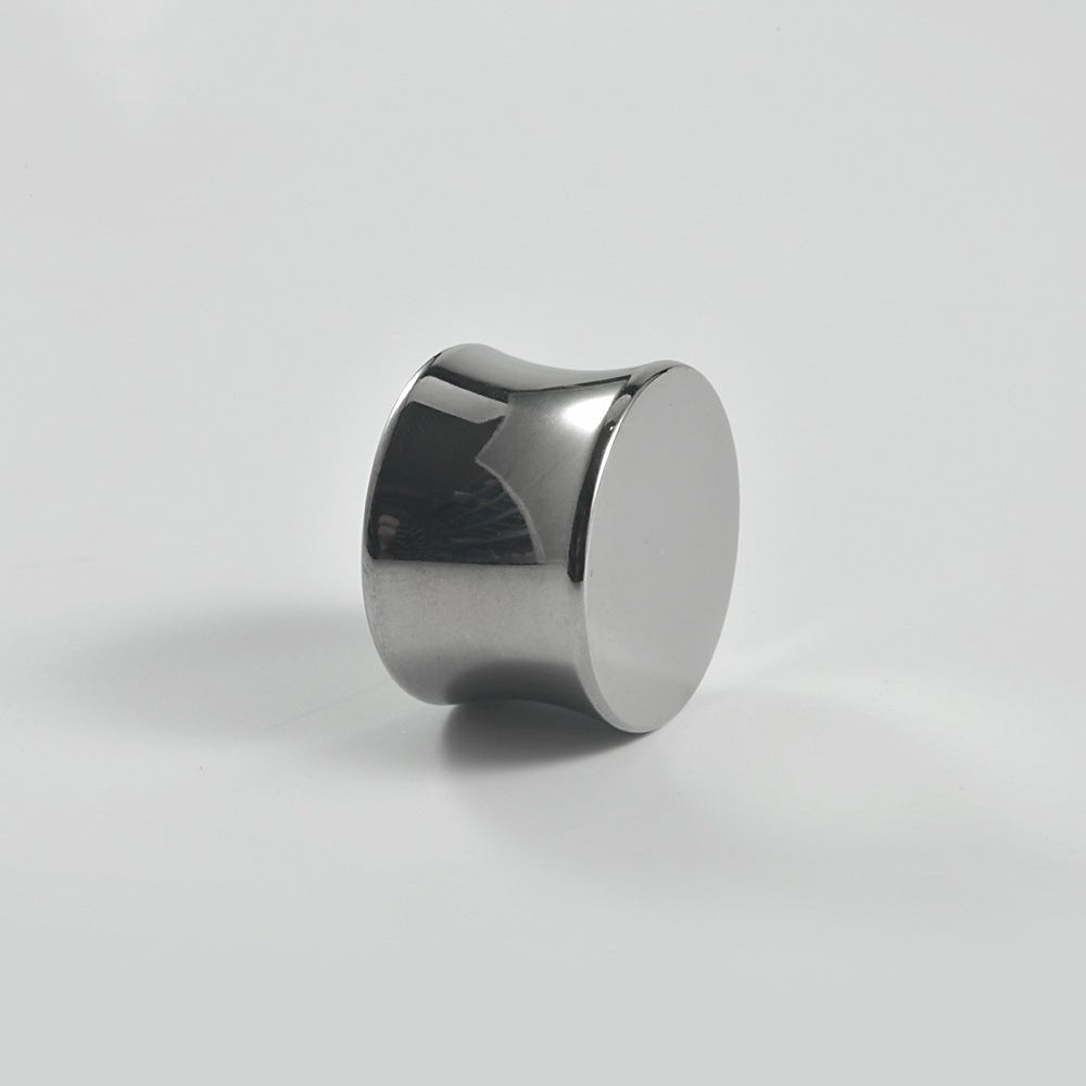 Titanium Dome Ear Tunnel Plug (2Pcs) - AKAK BODYJEWELRY - ear - tunnel