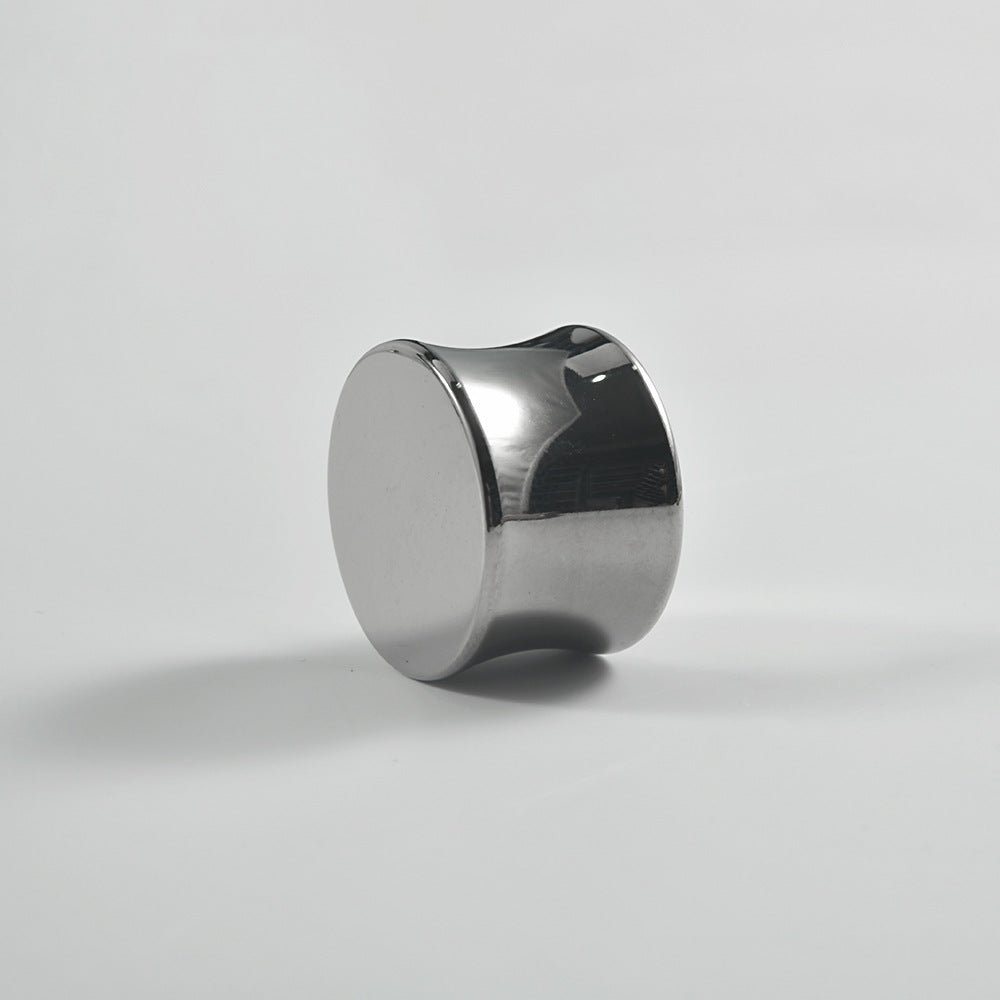 Titanium Dome Ear Tunnel Plug (2Pcs) - AKAK BODYJEWELRY - ear - tunnel