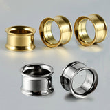 Titanium Ear Tunnel Plug (2Pcs) - AKAK BODYJEWELRY - ear - tunnel