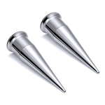 Titanium Spike Flared Ear Stretching Kit - AKAK BODYJEWELRY - ear - tunnel
