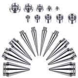 Titanium Spike Flared Ear Stretching Kit - AKAK BODYJEWELRY - ear - tunnel