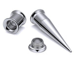 Titanium Spike Flared Ear Stretching Kit - AKAK BODYJEWELRY - ear - tunnel