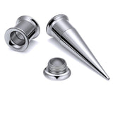 Titanium Spike Flared Ear Stretching Kit - AKAK BODYJEWELRY - ear - tunnel